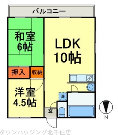 ユアーズハイムの物件間取画像